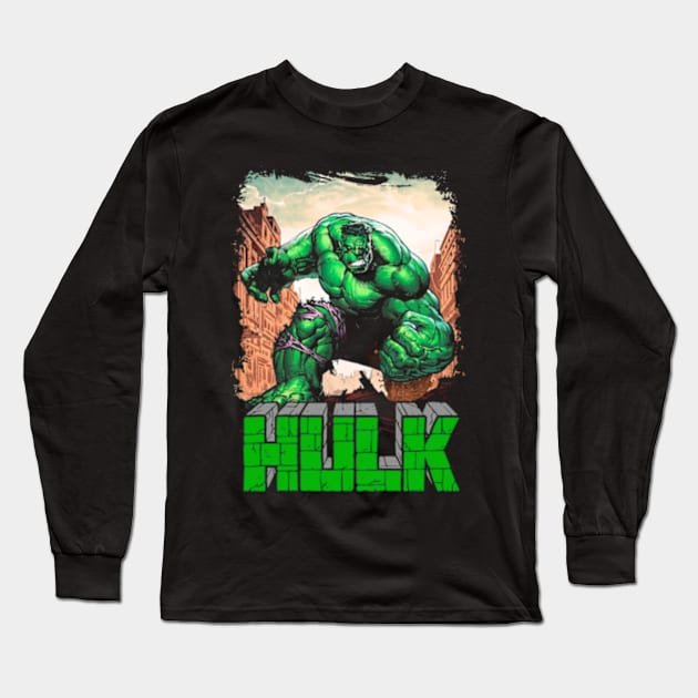 Comic Book Superhero Long Sleeve T-Shirt by Trending Customz